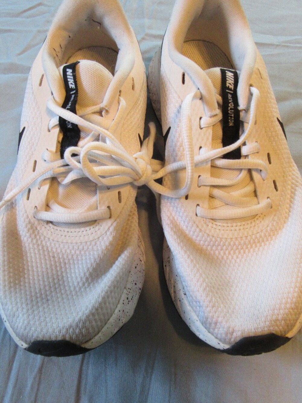 Womens Nike Revolution 5 Running Sneakers Shoes Sz 6.5 White